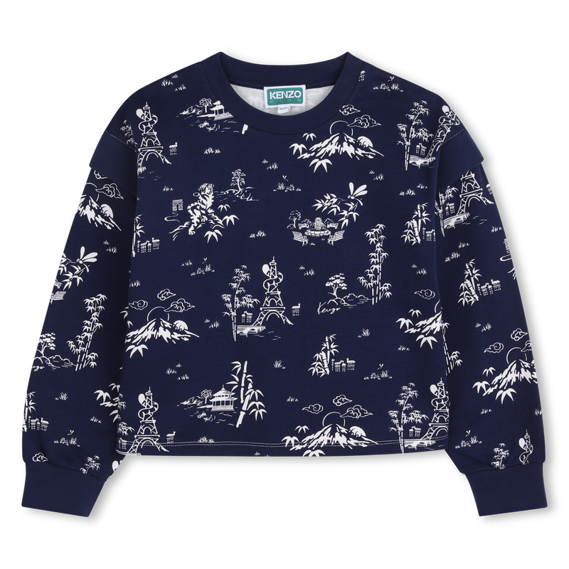 SWEAT EN MOLLETON KENZO KIDS 
                        FILLE