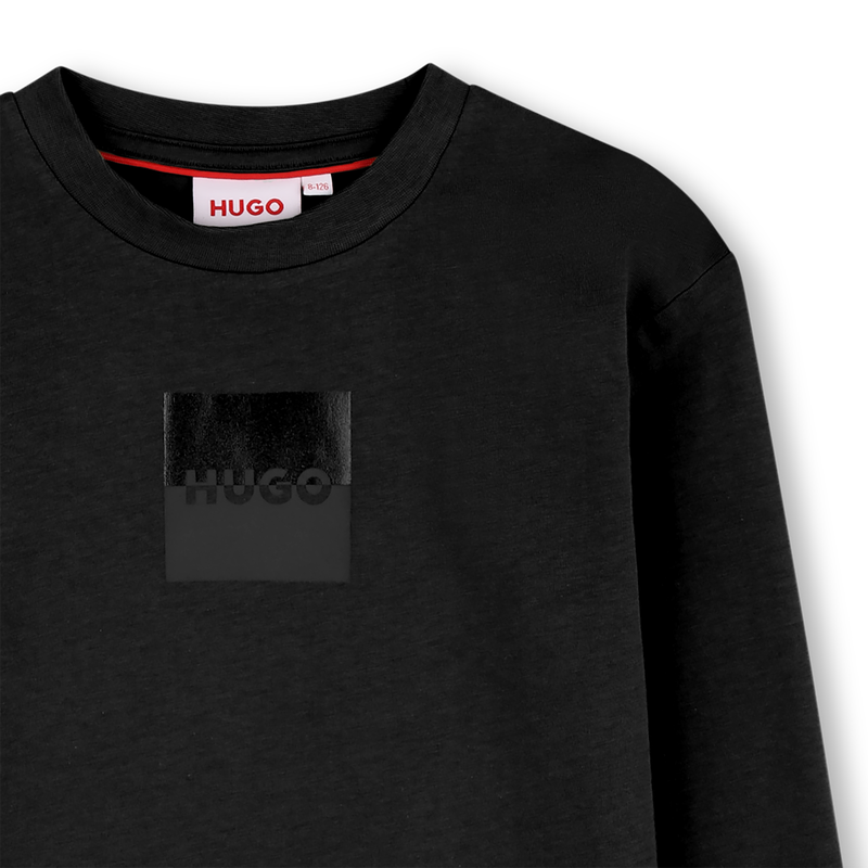 T-shirt &agrave; manches longues Hugo 
                        GARCON