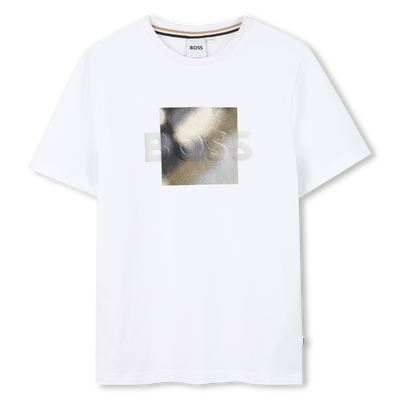 TEE-SHIRT MANCHES COURTES BOSS GARCON