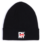 Bonnet &agrave; revers en tricot DKNY 
                    FILLE