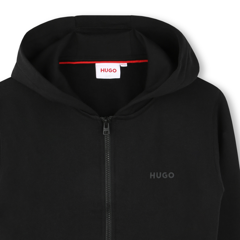 Cardigan de jogging &agrave; capuche Hugo 
                        GARCON
