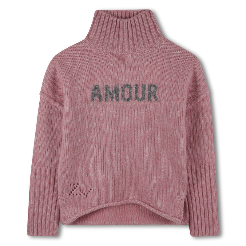 Pull métallisé motif jacquard ZADIG & VOLTAIRE 
                    FILLE