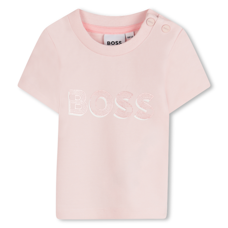 T-shirt avec imprimé brillant BOSS 
                    FILLE