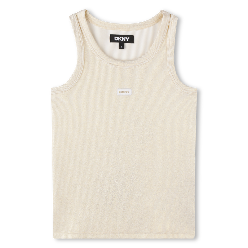 Débardeur à côtes 2x2 DKNY 
                    FILLE