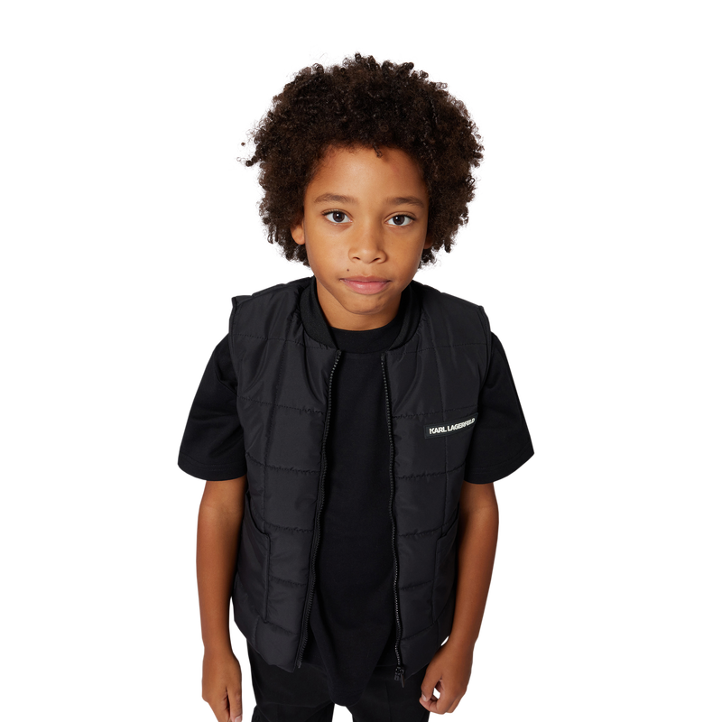 T-shirt en jersey coton lourd KARL LAGERFELD KIDS 
                    GARCON