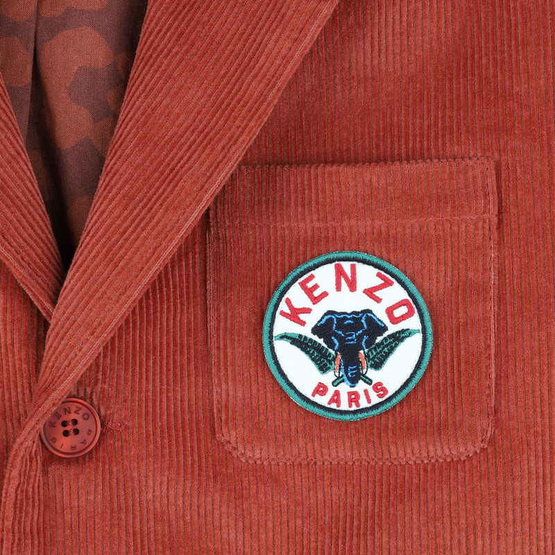 Veste de costume en velours KENZO KIDS 
                    GARCON