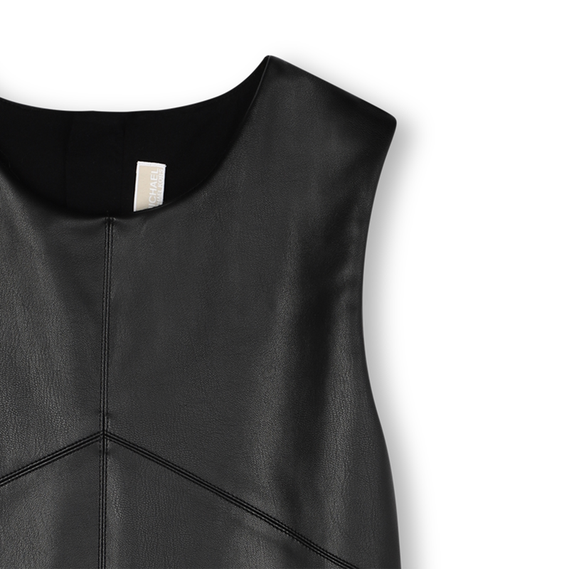 Robe sans manches en simili MICHAEL KORS 
                    FILLE