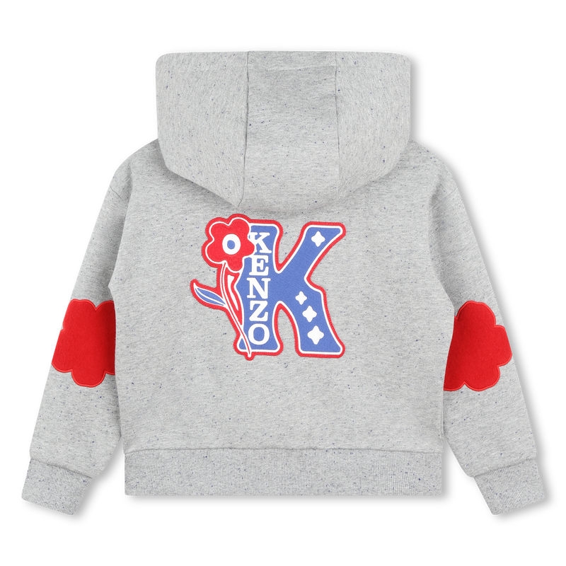 Cardigan de jogging molletonné KENZO KIDS 
                    FILLE