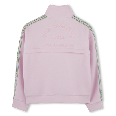 Sweat-shirt taille élastiquée KARL LAGERFELD KIDS FILLE