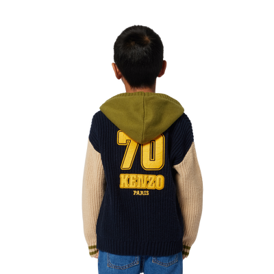 Cardigan en tricot KENZO KIDS GARCON