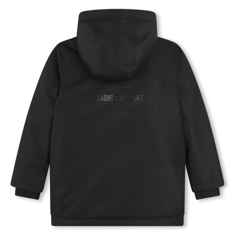 Parka d&eacute;perlante &agrave; capuche ZADIG & VOLTAIRE 
                        GARCON