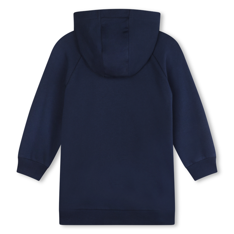 Robe molletonnée à capuche KENZO KIDS 
                    FILLE
