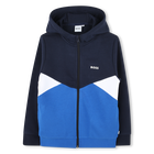 Cardigan zipp&eacute; &agrave; capuche BOSS 
                    GARCON