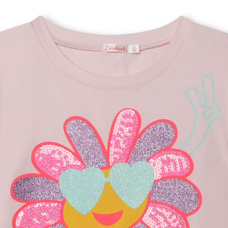 T-shirt à col rond et volants BILLIEBLUSH 
                    FILLE