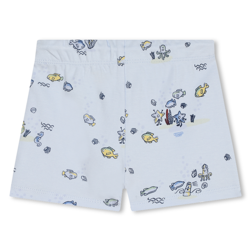 Ensemble T-shirt, short et bob KENZO KIDS 
                    GARCON