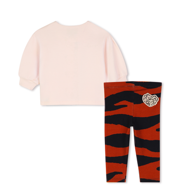 Ensemble tee-shirt et legging KENZO KIDS FILLE