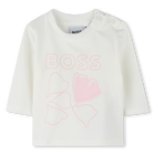 T-shirt imprim&eacute; p&eacute;tales BOSS 
                    FILLE