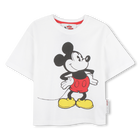 T-shirt en coton Mickey, BLANC, hi-res