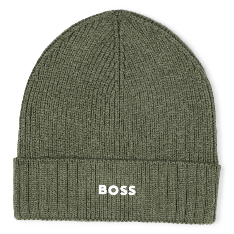 Bonnet tricot avec sigle BOSS 
                    GARCON