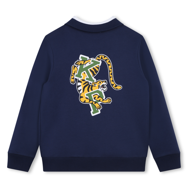 Cardigan molletonné brodé KENZO KIDS 
                    GARCON