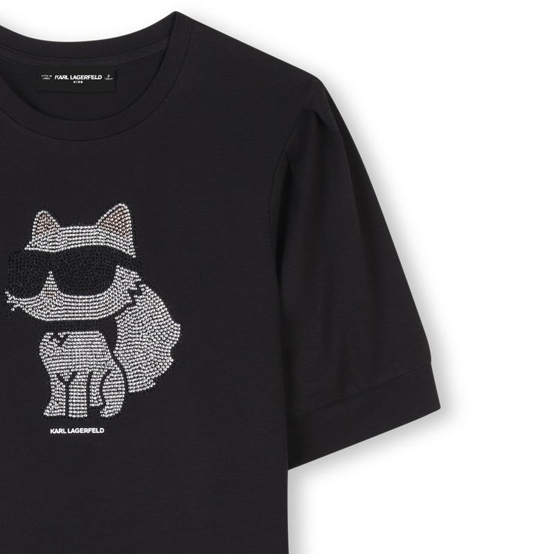 Robe à manches courtes KARL LAGERFELD KIDS 
                    FILLE