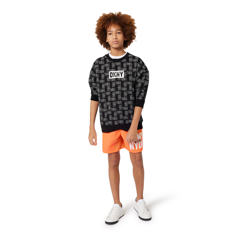 Short de bain imprimé siglé DKNY 
                    GARCON