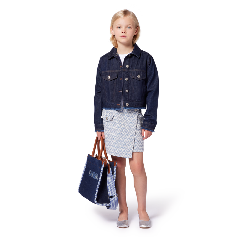 Jupe portefeuille en tweed LANVIN 
                    FILLE