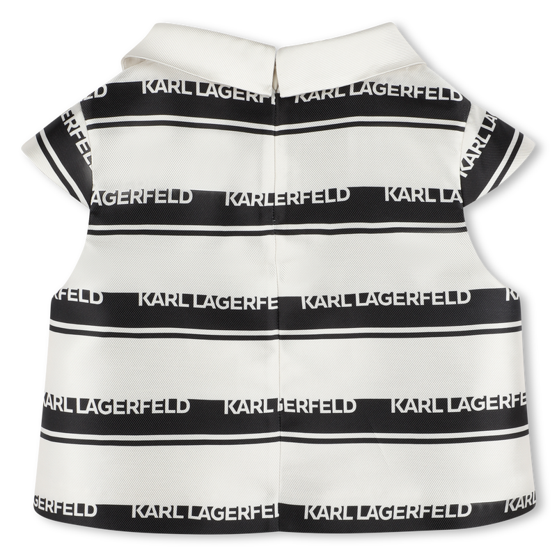 Blouse à rayures siglées KARL LAGERFELD KIDS 
                    FILLE