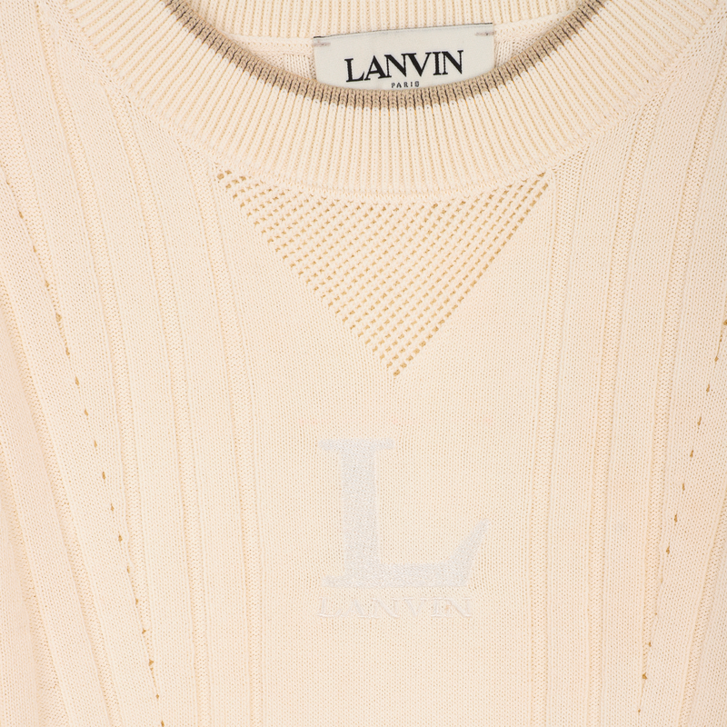 PULL MANCHES COURTES LANVIN 
                        FILLE