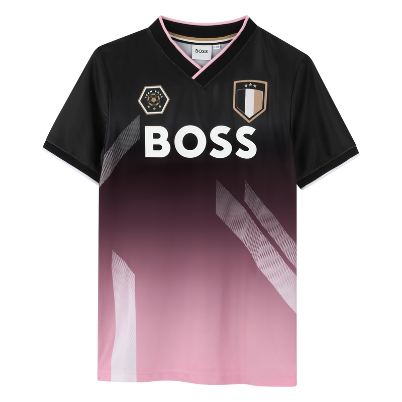 T-shirt manches courtes col V BOSS 
                        GARCON