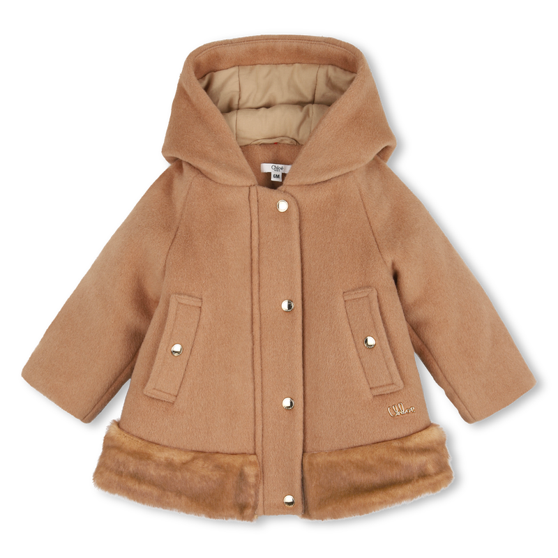 Manteau &agrave; capuche CHLOE 
                        FILLE