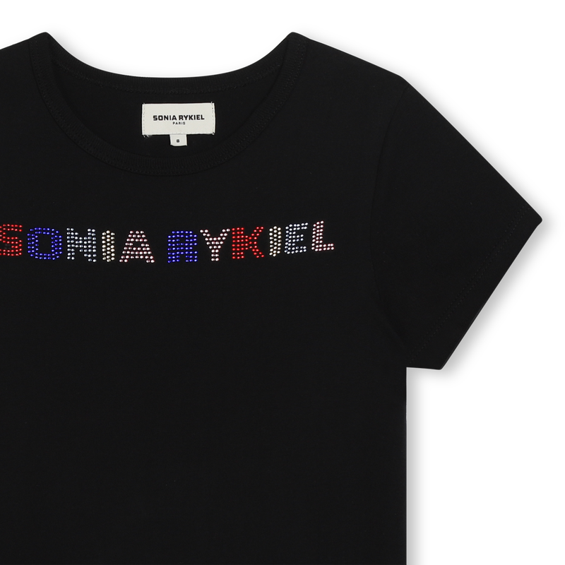 T-shirt illustration en strass SONIA RYKIEL 
                    FILLE