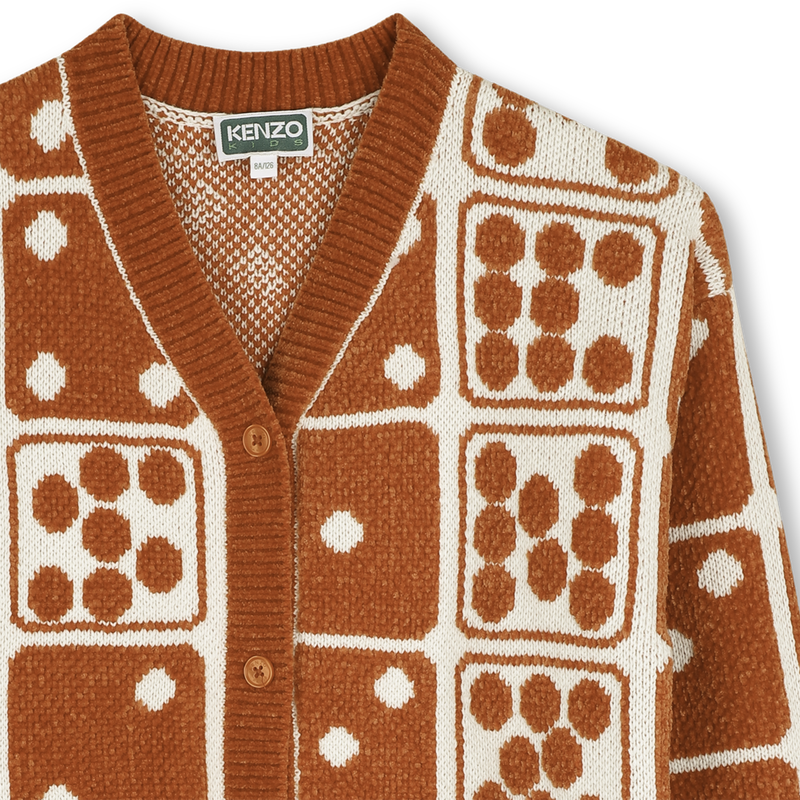 Cardigan en tricot KENZO KIDS 
                        FILLE