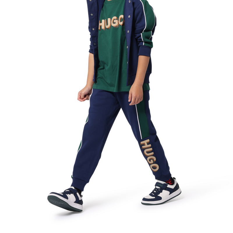 Cardigan de jogging &agrave; capuche Hugo 
                        GARCON