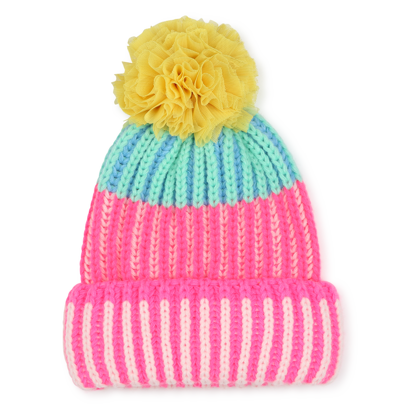 Bonnet en côtes multicolores BILLIEBLUSH 
                    FILLE