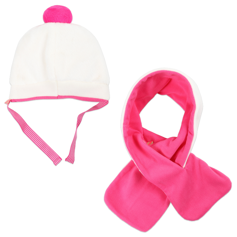 Bonnet et écharpe avec badge BILLIEBLUSH 
                    FILLE