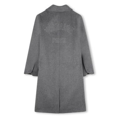 Manteau long coupe droite ZADIG & VOLTAIRE FILLE