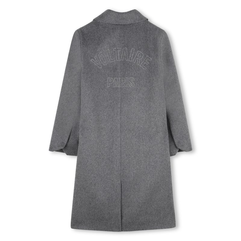 Manteau long coupe droite ZADIG & VOLTAIRE 
                    FILLE
