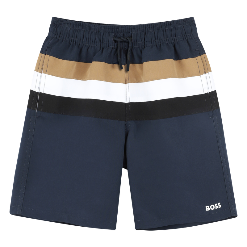 Maillot de bain avec rayures BOSS 
                    GARCON