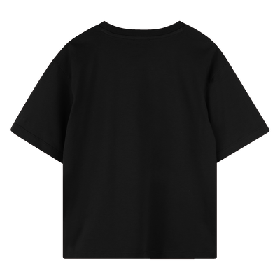 T-shirt en coton avec imprim&eacute; KENZO KIDS GARCON