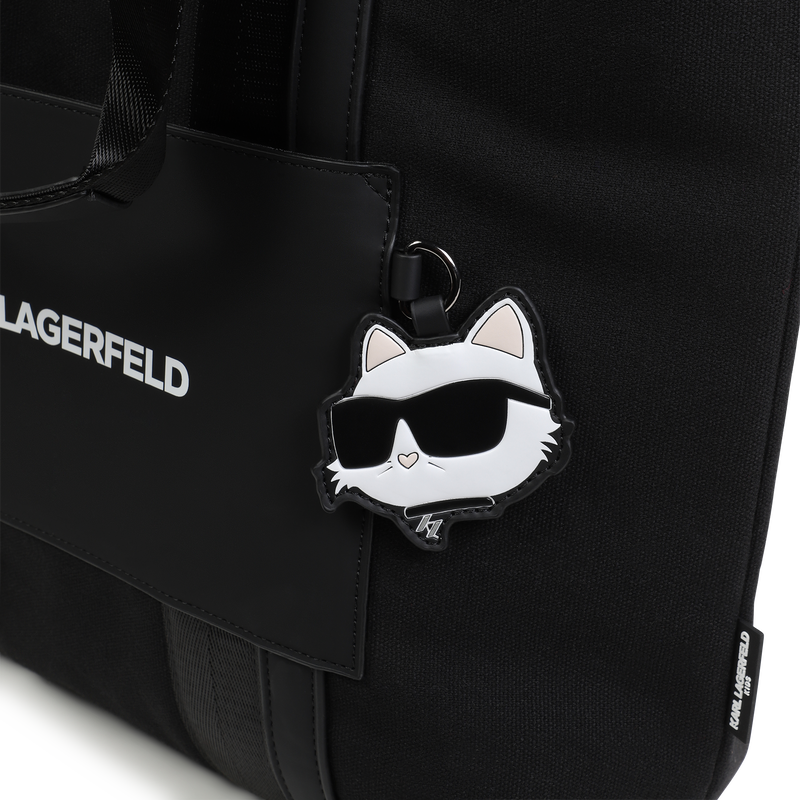 Cabas avec badge CHOUPETTE KARL LAGERFELD KIDS 
                        FILLE