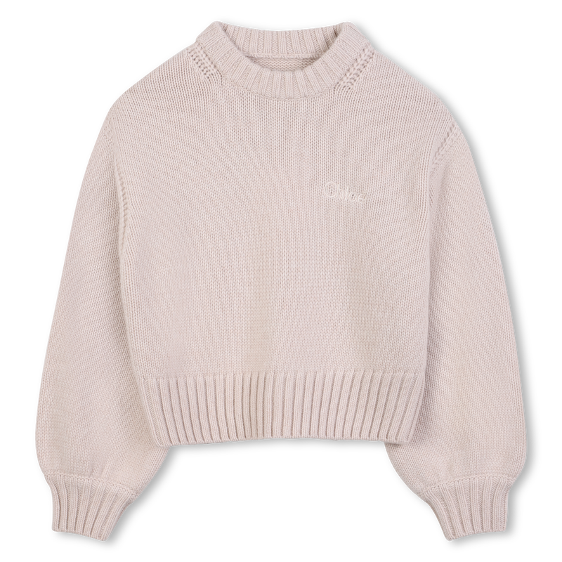 Pull col rond en tricot CHLOE 
                        FILLE