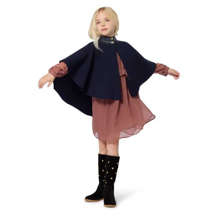 Cape en tricot CHLOE 
                    FILLE