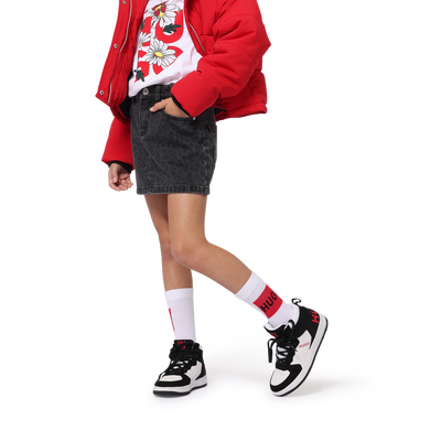 T-shirt avec imprim&eacute; fantaisie Hugo FILLE