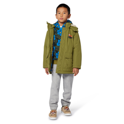Parka &agrave; capuche KENZO KIDS GARCON