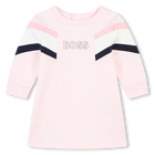 Robe &eacute;vas&eacute;e en molleton BOSS 
                    FILLE