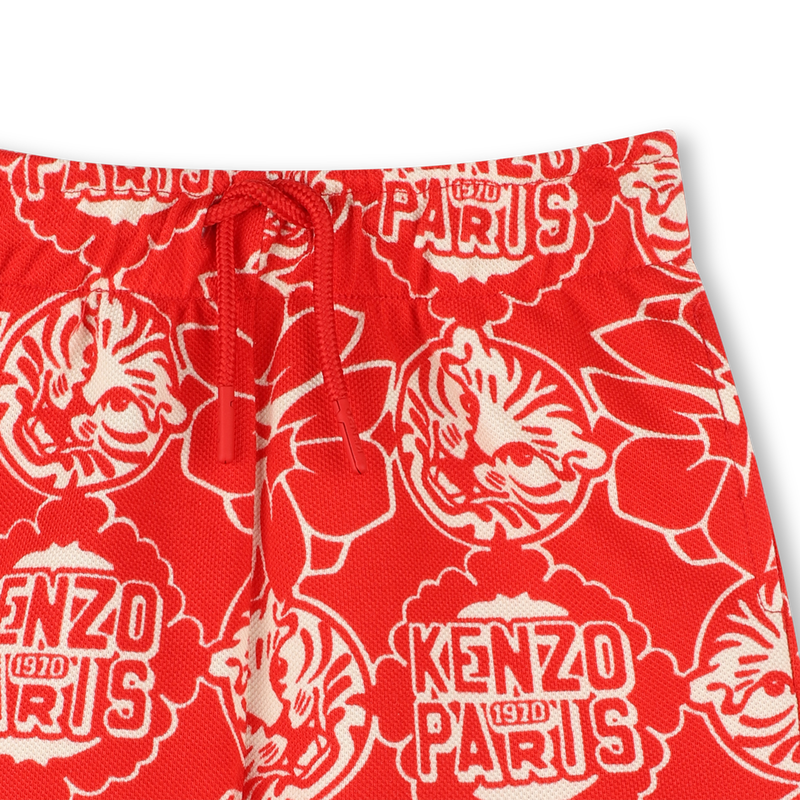 Bermuda en coton imprimé KENZO KIDS 
                    GARCON