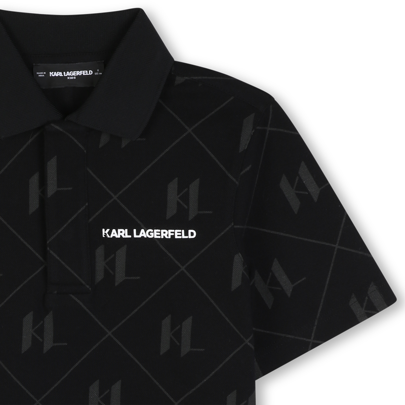 Polo manches courtes KARL LAGERFELD KIDS 
                        GARCON