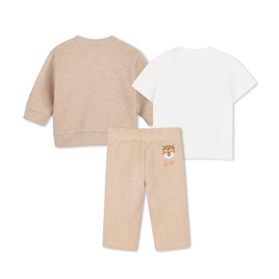 Ensemble pantalon, cardigan et tee-shirt KENZO KIDS GARCON