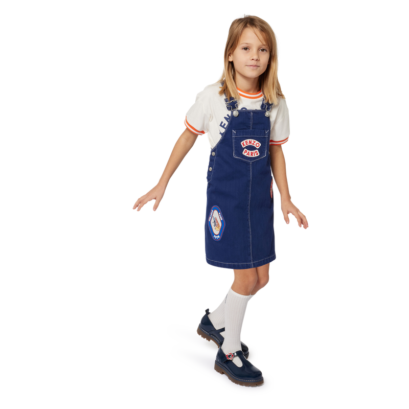 Ballerines en cuir avec boucle KENZO KIDS 
                    FILLE